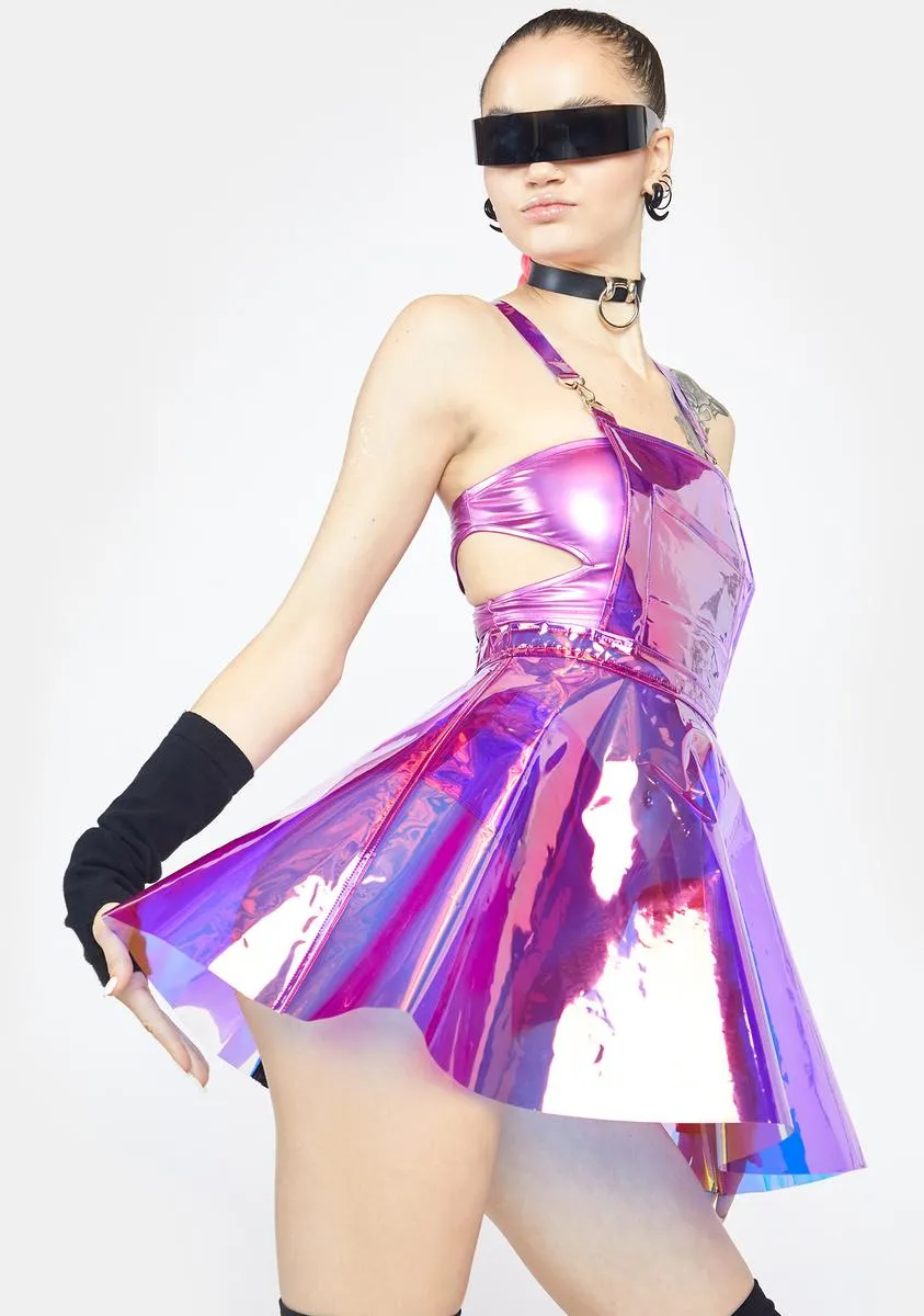 Fairy Gurl Hologram Overall Dress sold by Dolls Kill product image thumbnail 2