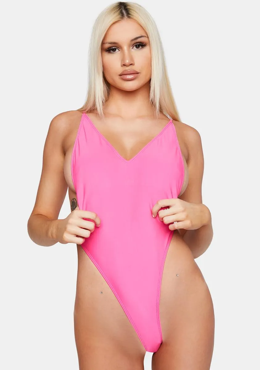 Rose Hot Illusions One Piece Swimsuit sold by Dolls Kill