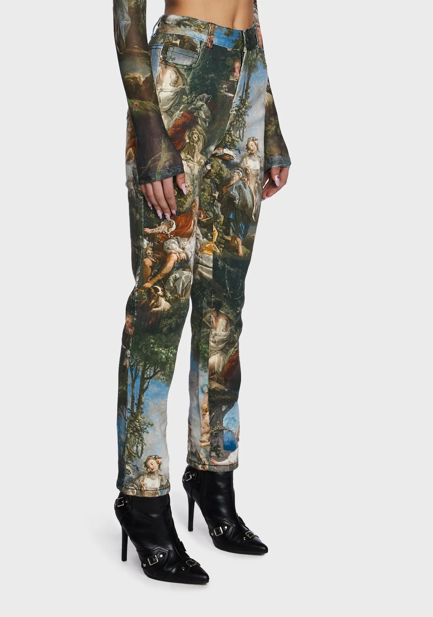 Da Vinci's Demons High Waist Jeans sold by Dolls Kill product image thumbnail 3