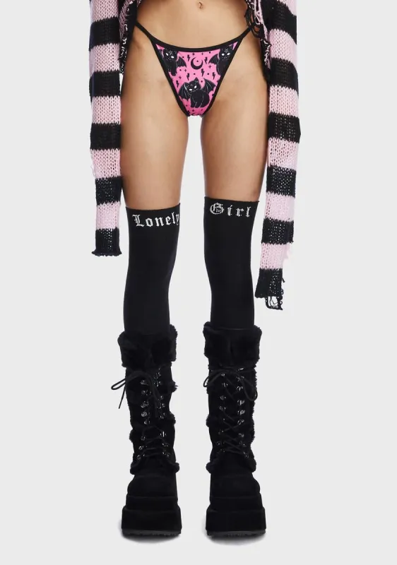 Vampire Kitty Graphic Thong sold by Dolls Kill