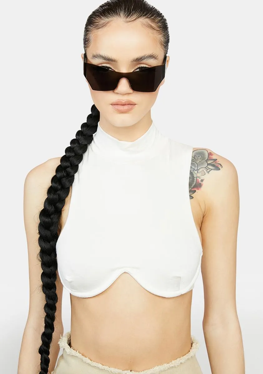 Ask Me Nicely Crop Top sold by Dolls Kill