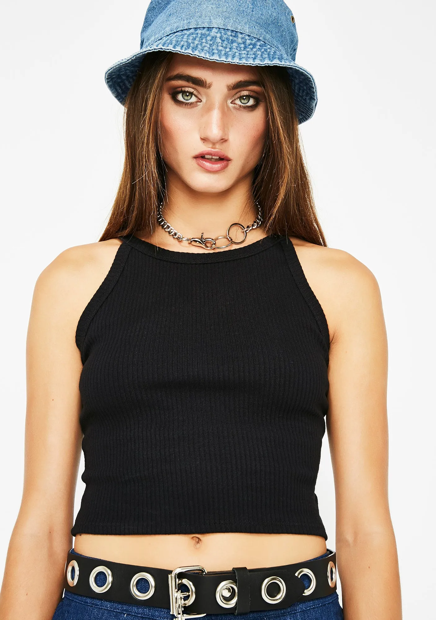 Midnight Block Hot Tank Top sold by Dolls Kill product image thumbnail 3