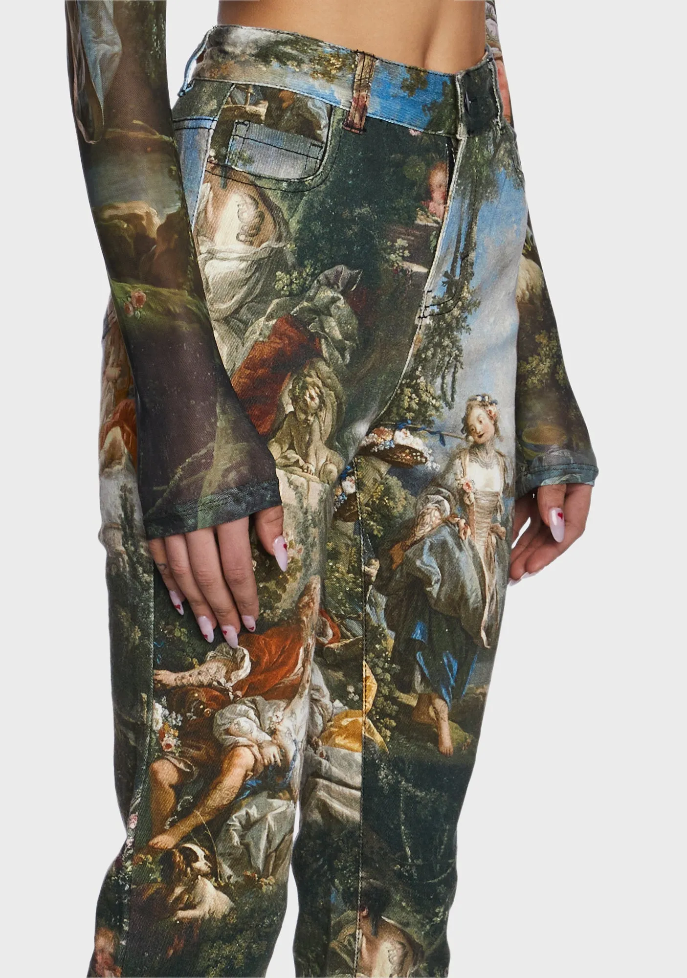 Da Vinci's Demons High Waist Jeans sold by Dolls Kill product image thumbnail 5