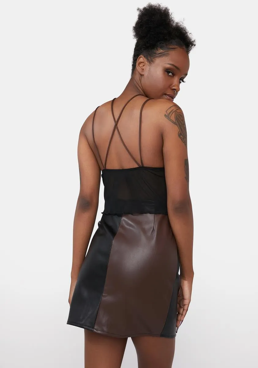 X Iris Mesh Olgi Crop Top sold by Dolls Kill product image thumbnail 4