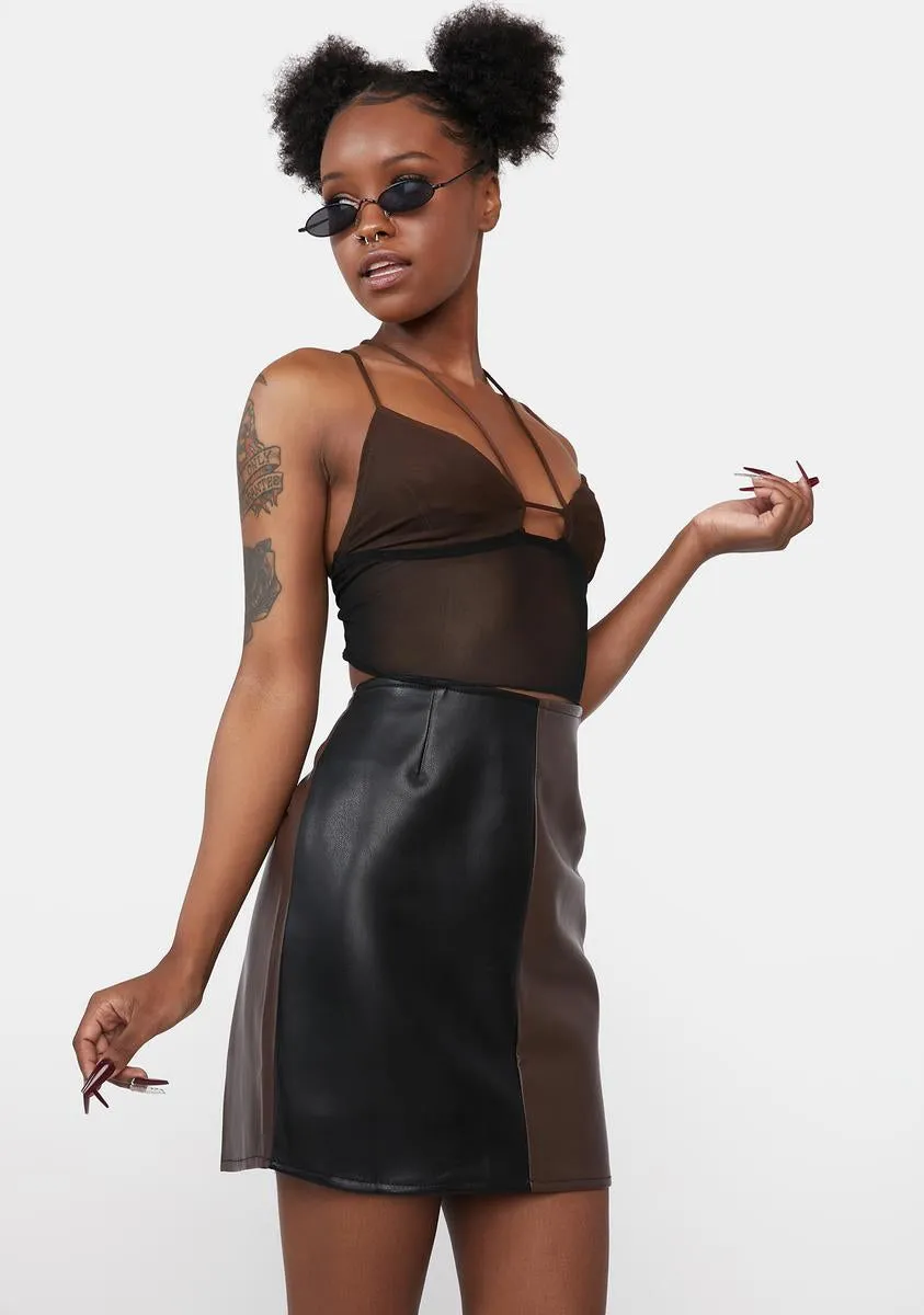 X Iris Mesh Olgi Crop Top sold by Dolls Kill product image thumbnail 2