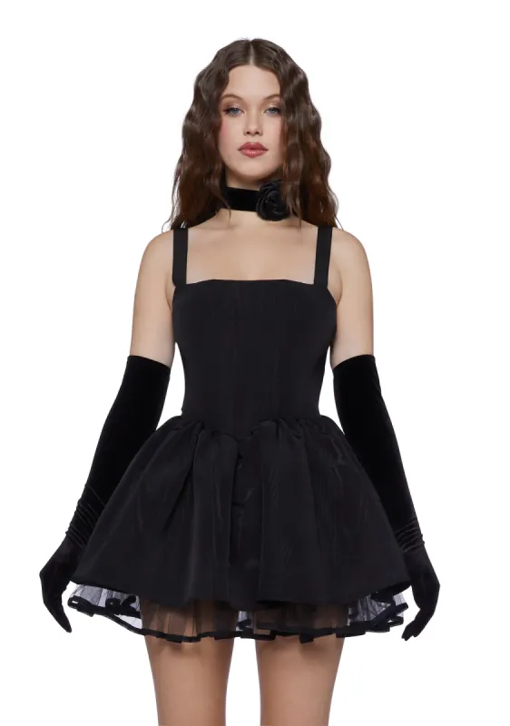 Magic Moves Corset Dress- Black sold by Dolls Kill