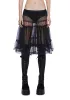 Shadow Kiss Midi Skirt sold by Dolls Kill