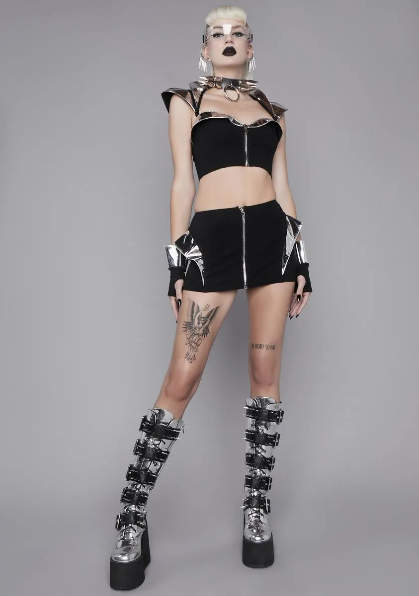 Conquer The Wasteland Mini Skirt sold by Dolls Kill product image thumbnail 3