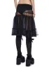 Shadow Kiss Midi Skirt sold by Dolls Kill