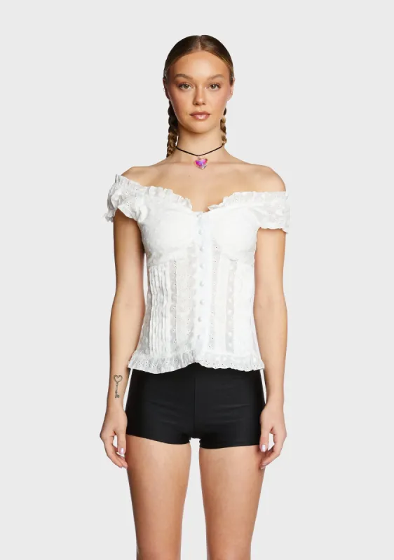 Balcony Dreams Crop Top sold by Dolls Kill
