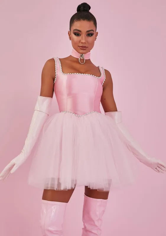 Pretty Polished Pirouette Corset Dress sold by Dolls Kill