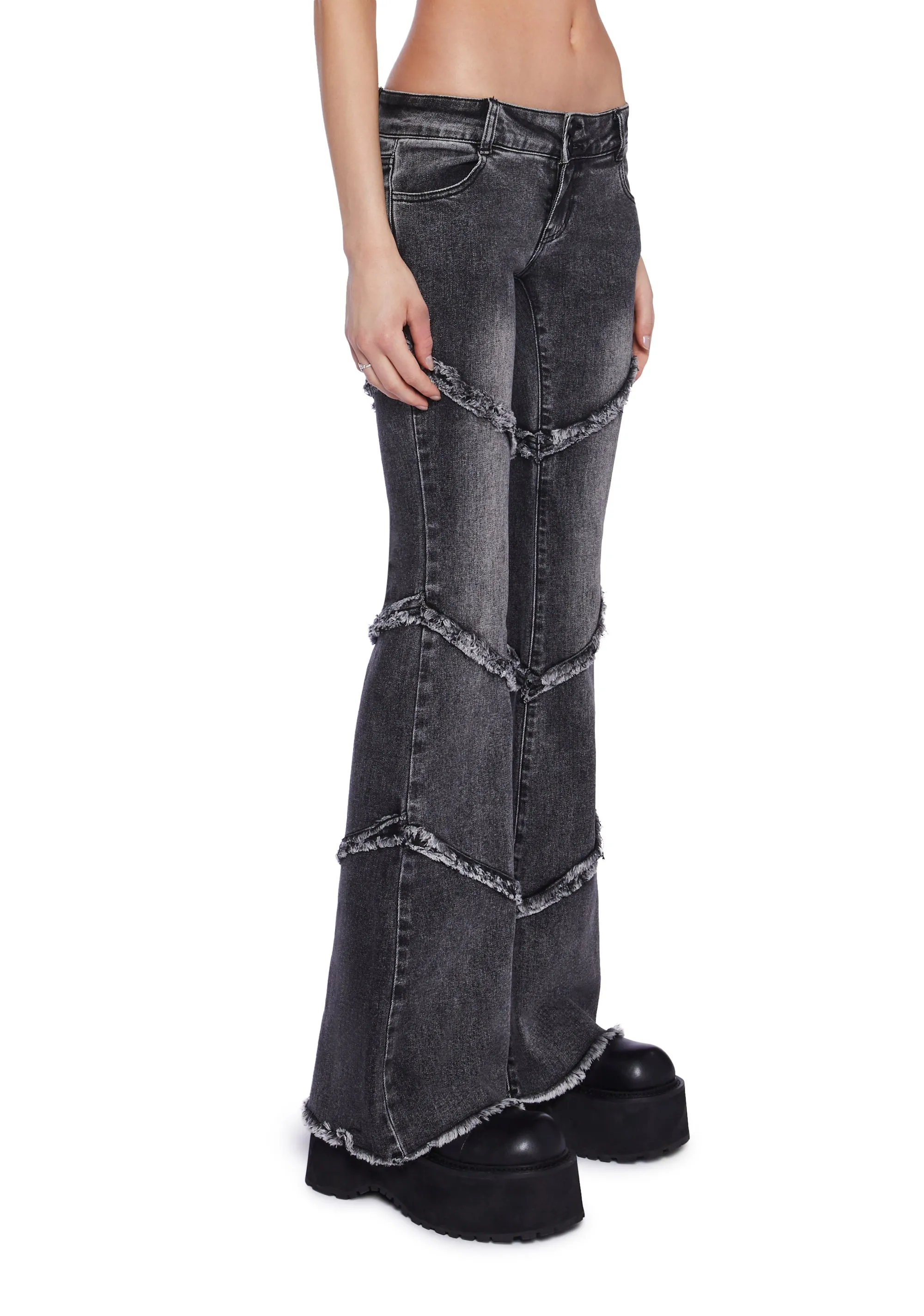 Pavement Pizzazz Flare Jeans sold by Dolls Kill product image thumbnail 3