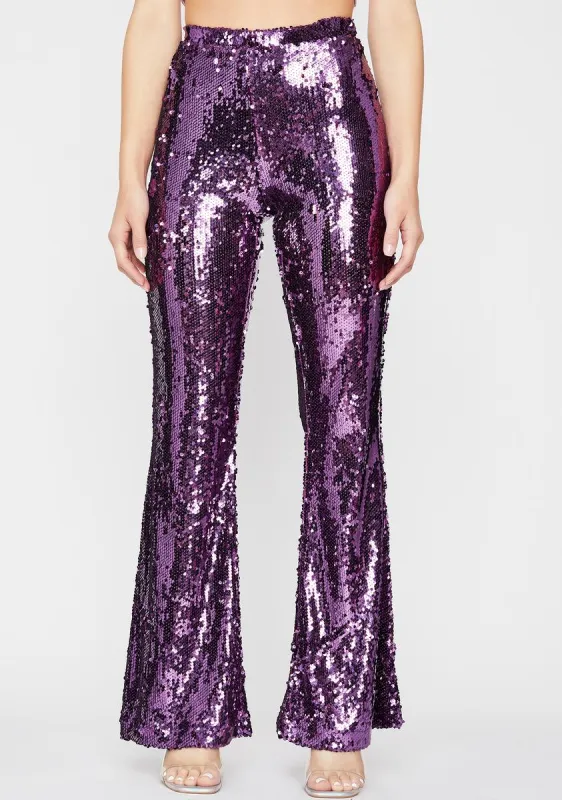 Dancefloor Royalty Sequin Pants sold by Dolls Kill