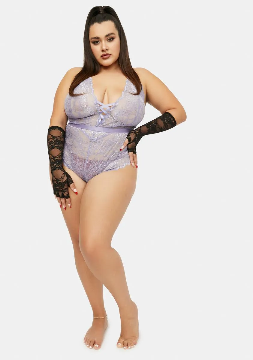 Secret Fairy Glen Lace Up Bodysuit sold by Dolls Kill product image thumbnail 3