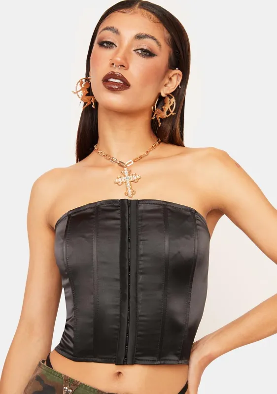 Right On Time Corset Top sold by Dolls Kill