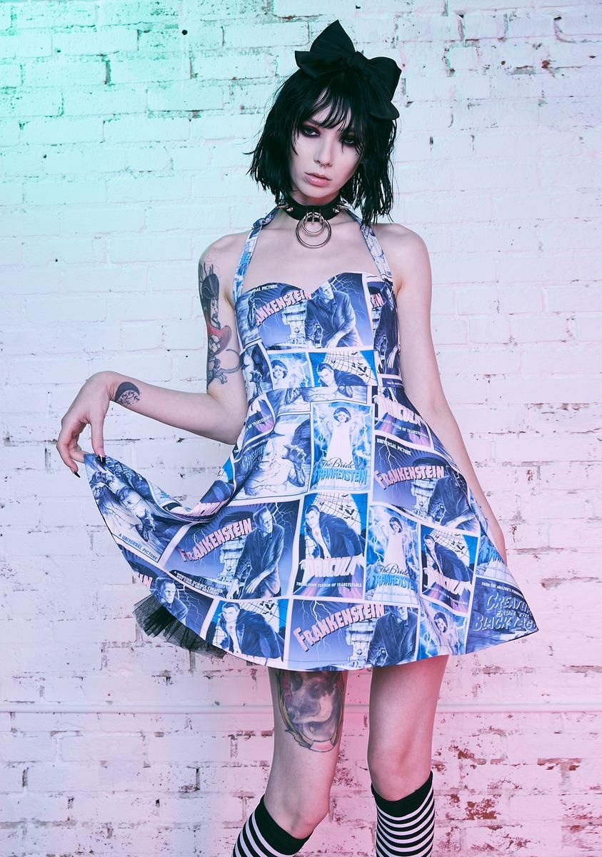 Making A Monster Halter Dress sold by Dolls Kill