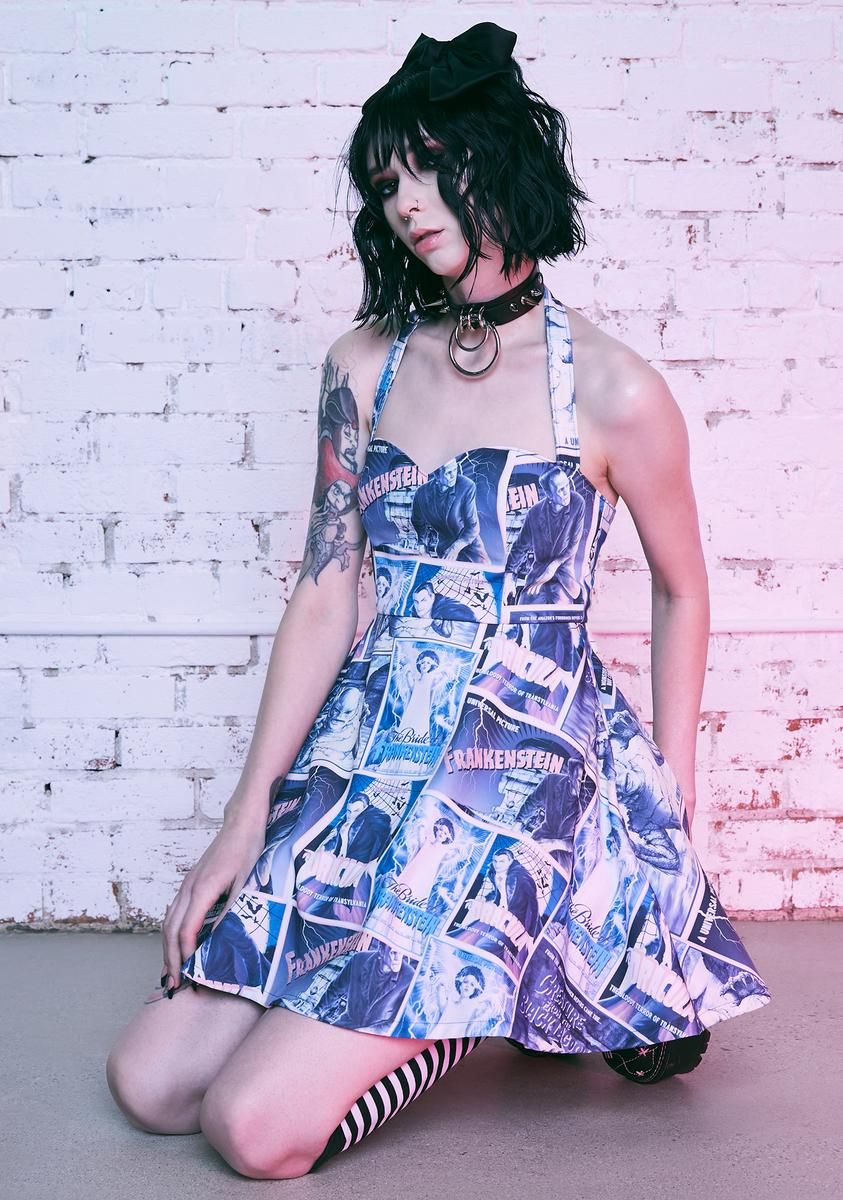 Making A Monster Halter Dress sold by Dolls Kill product image thumbnail 2