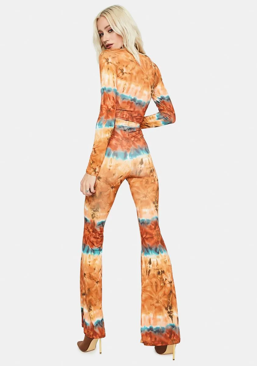 Penny 21 Questions Tie Dye Pant Set sold by Dolls Kill product image thumbnail 4
