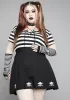 Plus Raise The Dead Pleated Mini Skirt sold by Dolls Kill