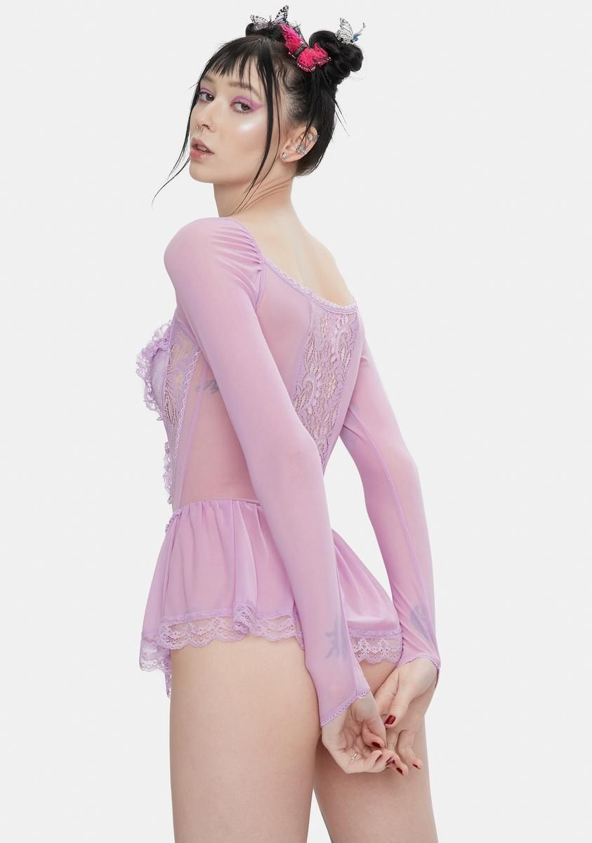 Spoiled But Not Rotten Long Sleeve Teddy sold by Dolls Kill product image thumbnail 4