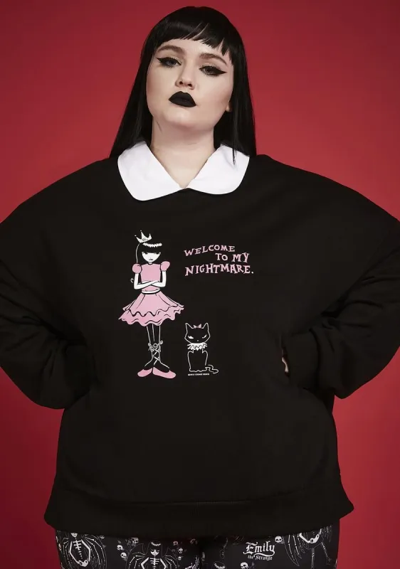 Plus Sugarplum Scary Oversized Sweater sold by Dolls Kill