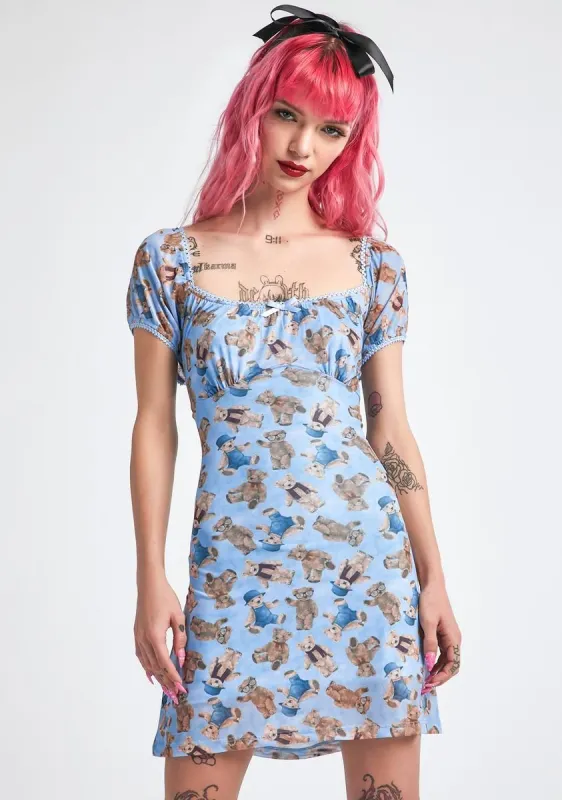 Soft Double Stuffed Mini Dress sold by Dolls Kill