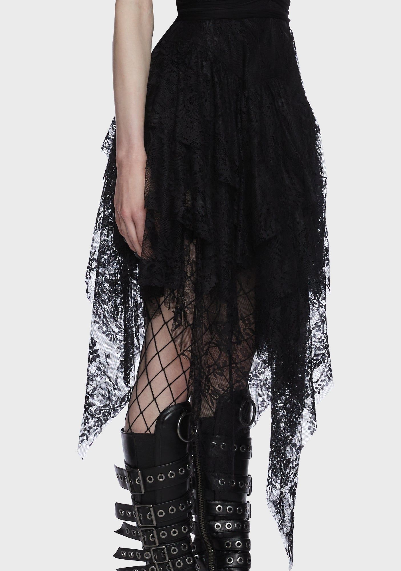 Fallen Faerie Lace Midi Dress sold by Dolls Kill product image thumbnail 2