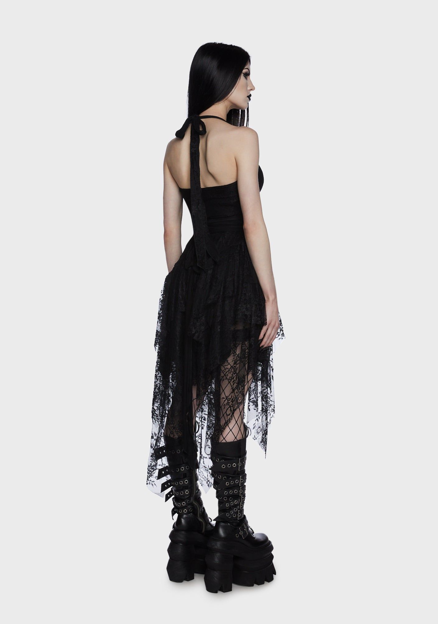 Fallen Faerie Lace Midi Dress sold by Dolls Kill product image thumbnail 4