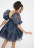 The 80's Ditsy Puff Dress sold by Dolls Kill