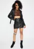 Ditsy Leopard Orange Tasya Crop Top sold by Dolls Kill