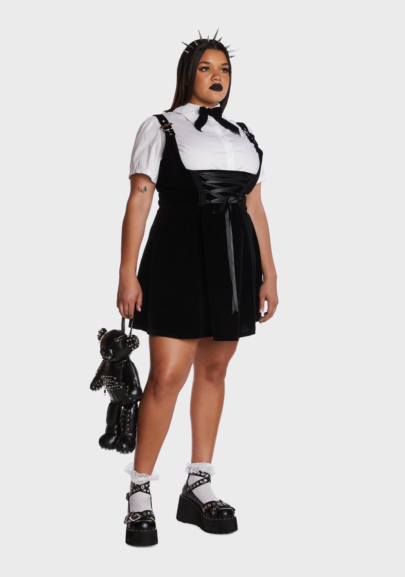 Plus Moonlit Maven Mini Dress sold by Dolls Kill product image thumbnail 2