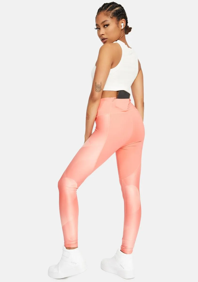 Connect Print Digital High Waist 7/8 Training Leggings sold by Dolls Kill product image thumbnail 4