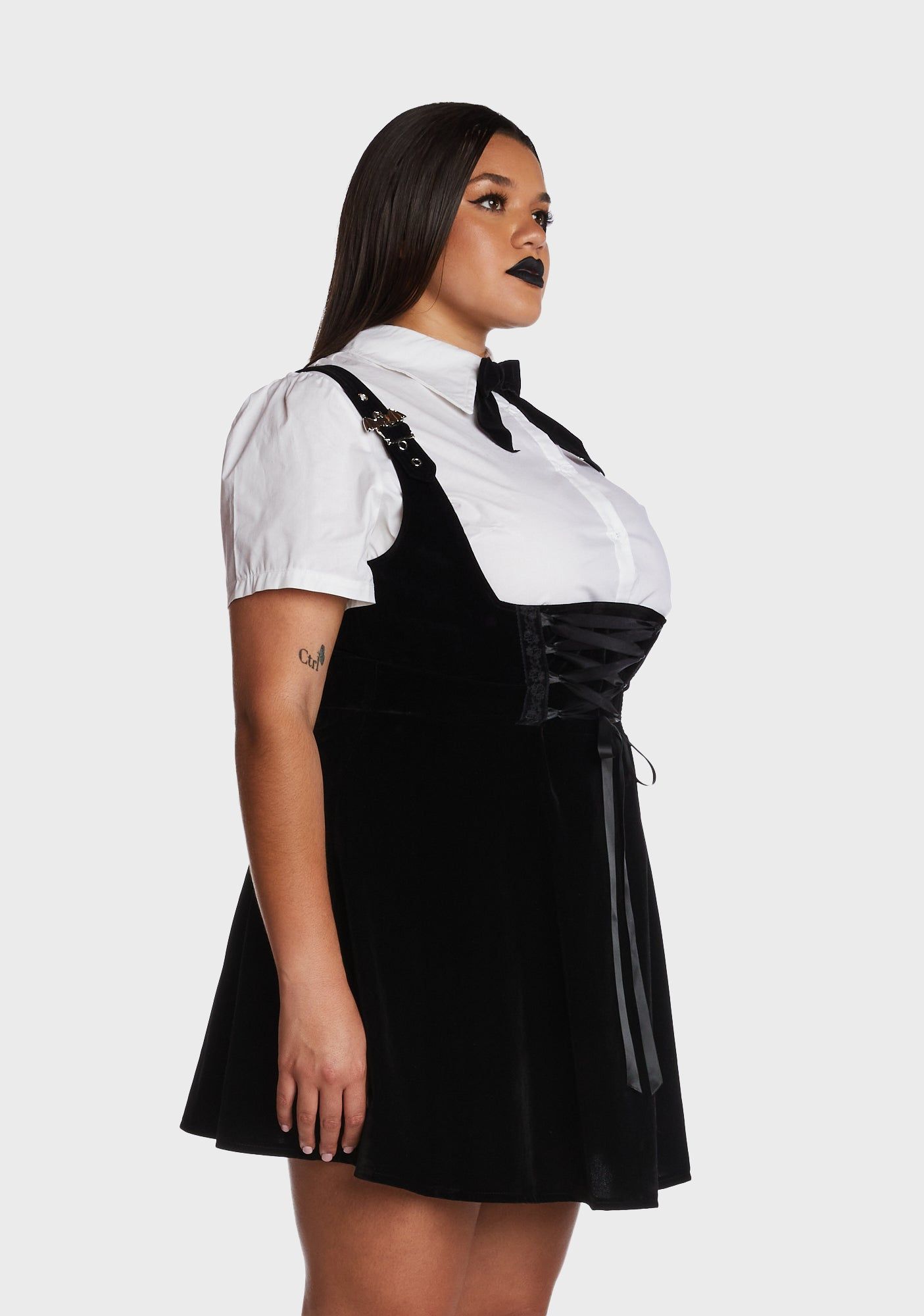 Plus Moonlit Maven Mini Dress sold by Dolls Kill product image thumbnail 3