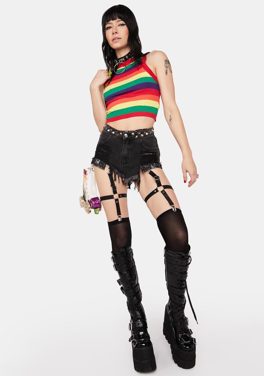 Fab Month Cropped Tank sold by Dolls Kill product image thumbnail 3