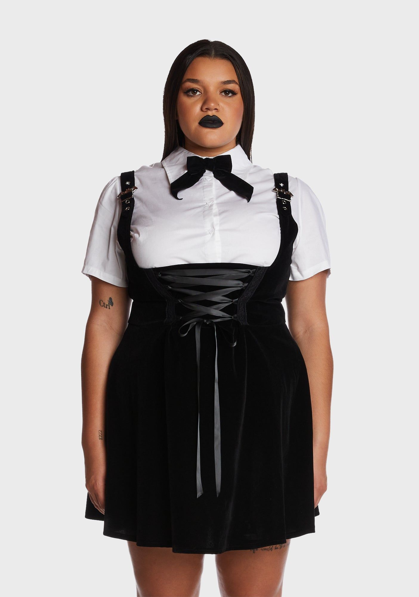 Plus Moonlit Maven Mini Dress sold by Dolls Kill