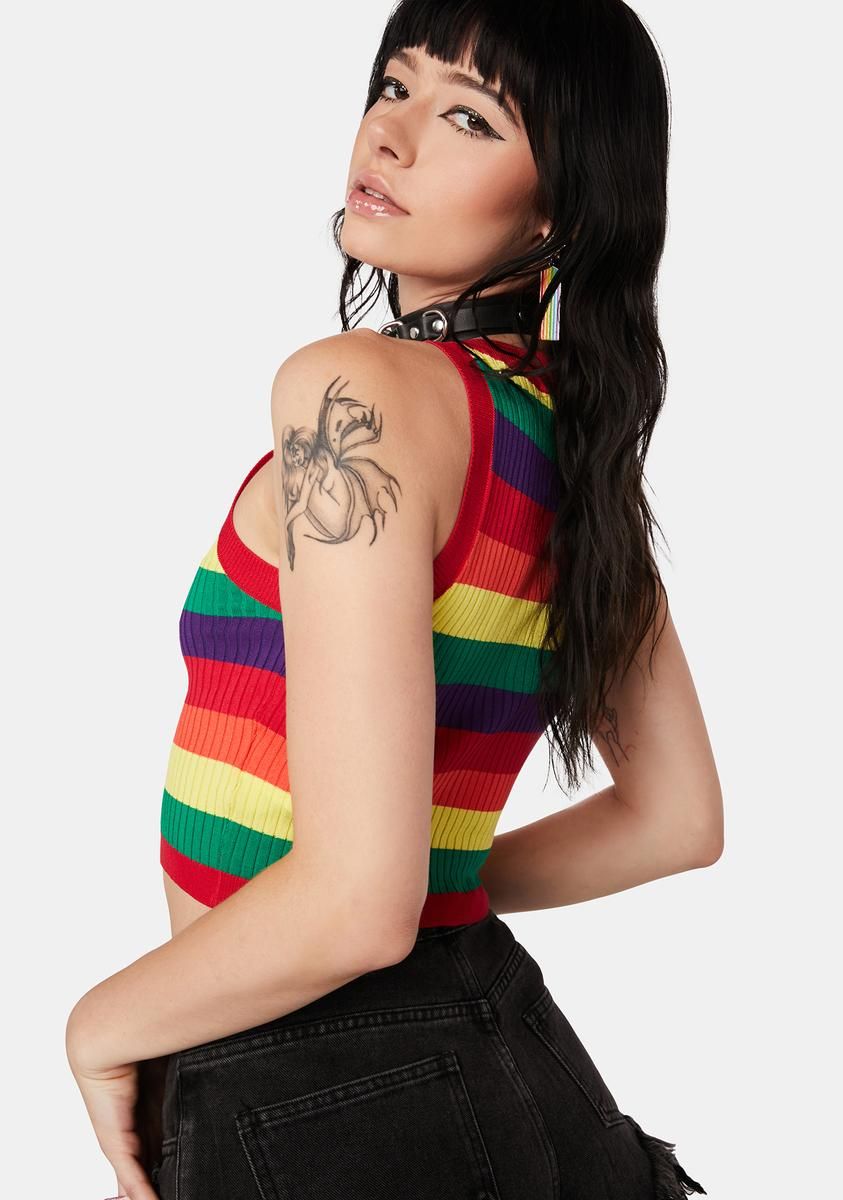 Fab Month Cropped Tank sold by Dolls Kill product image thumbnail 4