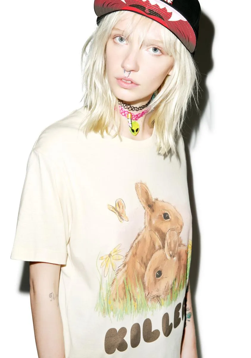 Loose Bunny Tee sold by Dolls Kill product image thumbnail 4