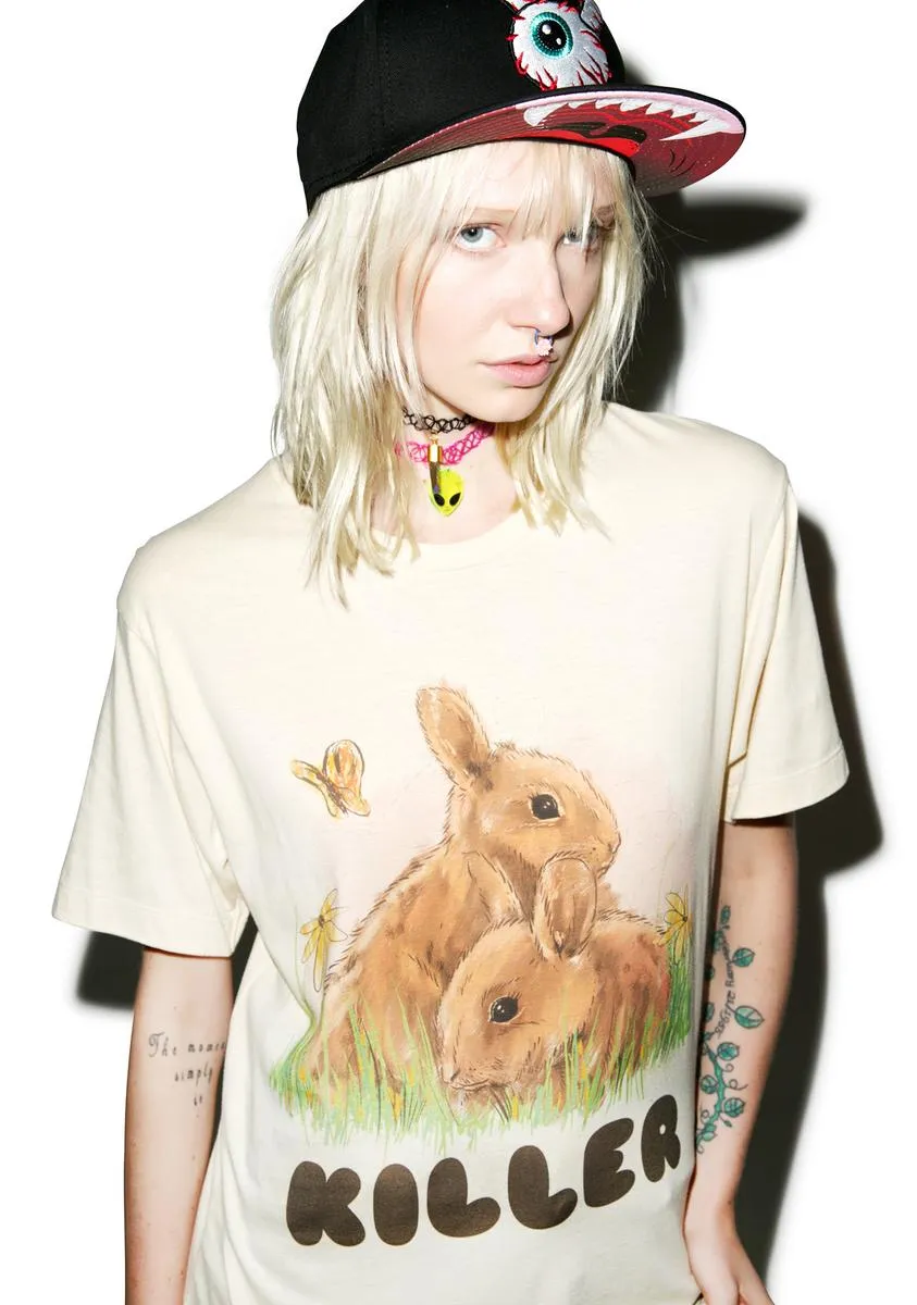 Loose Bunny Tee sold by Dolls Kill product image thumbnail 2