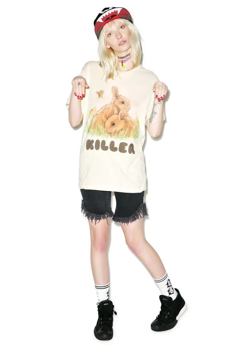 Loose Bunny Tee sold by Dolls Kill product image thumbnail 3