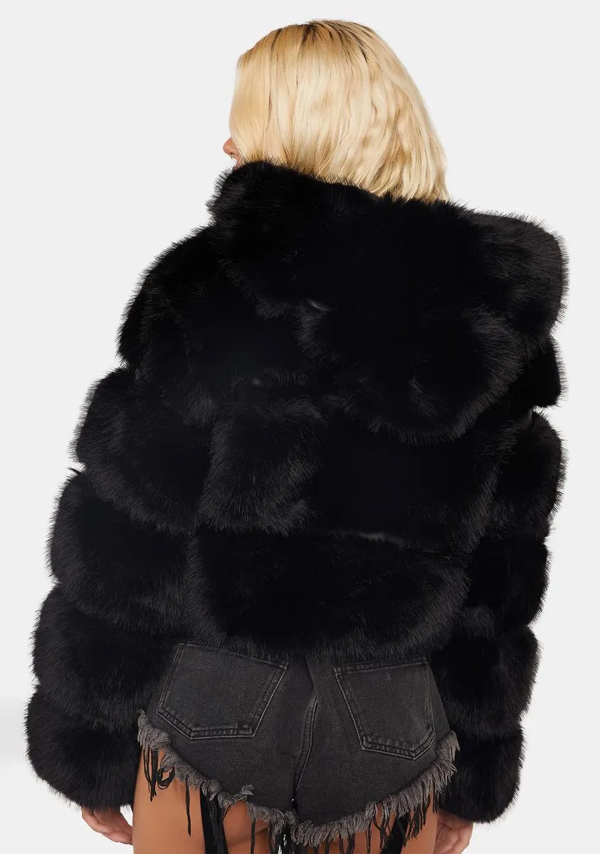 Gracelle Faux Fur Jacket sold by Dolls Kill product image thumbnail 4