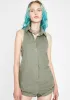 Sunday's Cool Denim Romper sold by Dolls Kill