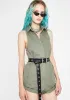Sunday's Cool Denim Romper sold by Dolls Kill