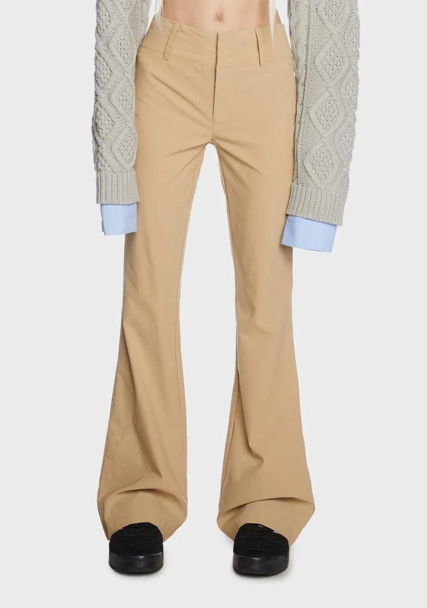 Y2K Flared Trousers sold by Dolls Kill