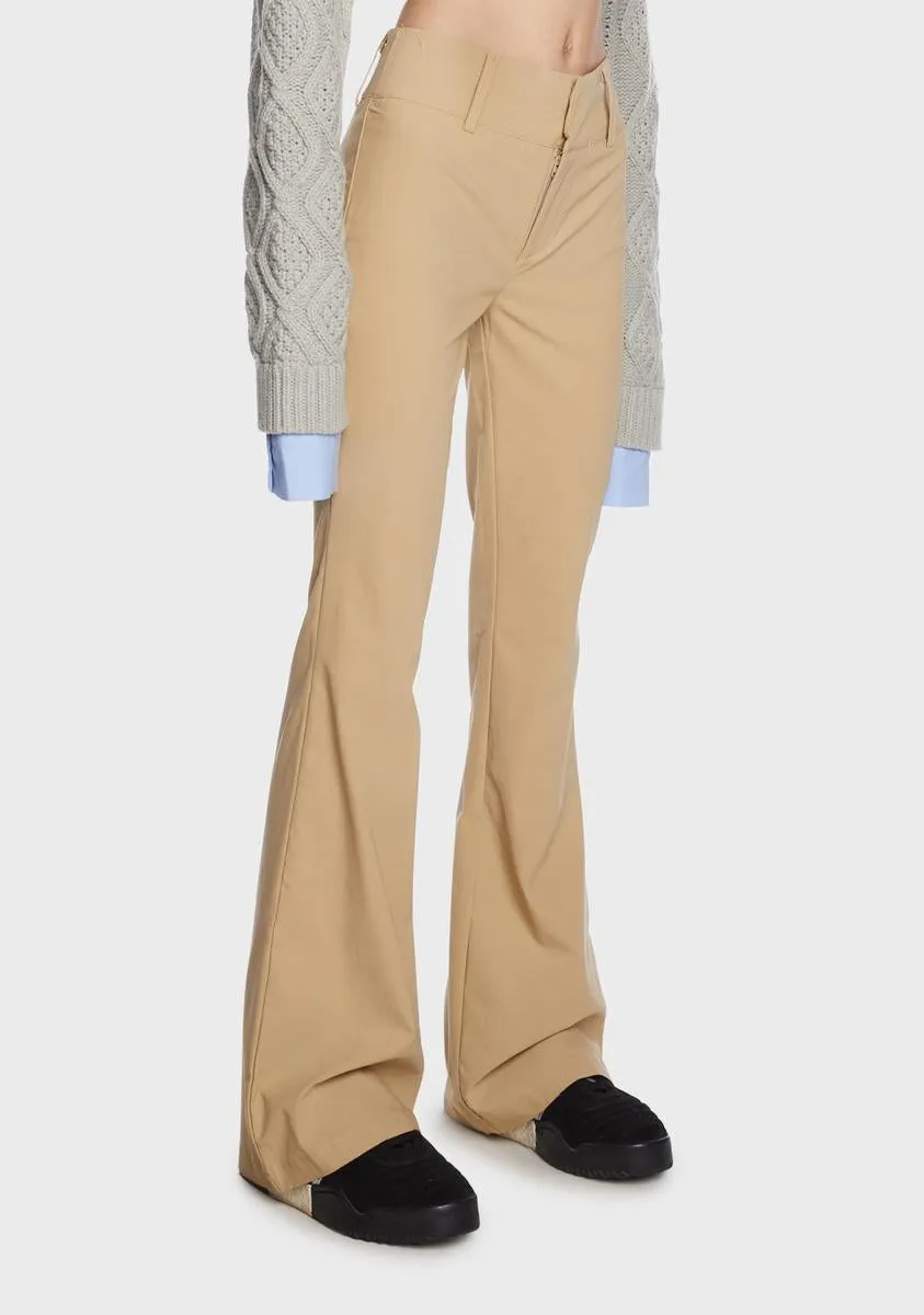 Y2K Flared Trousers sold by Dolls Kill product image thumbnail 2