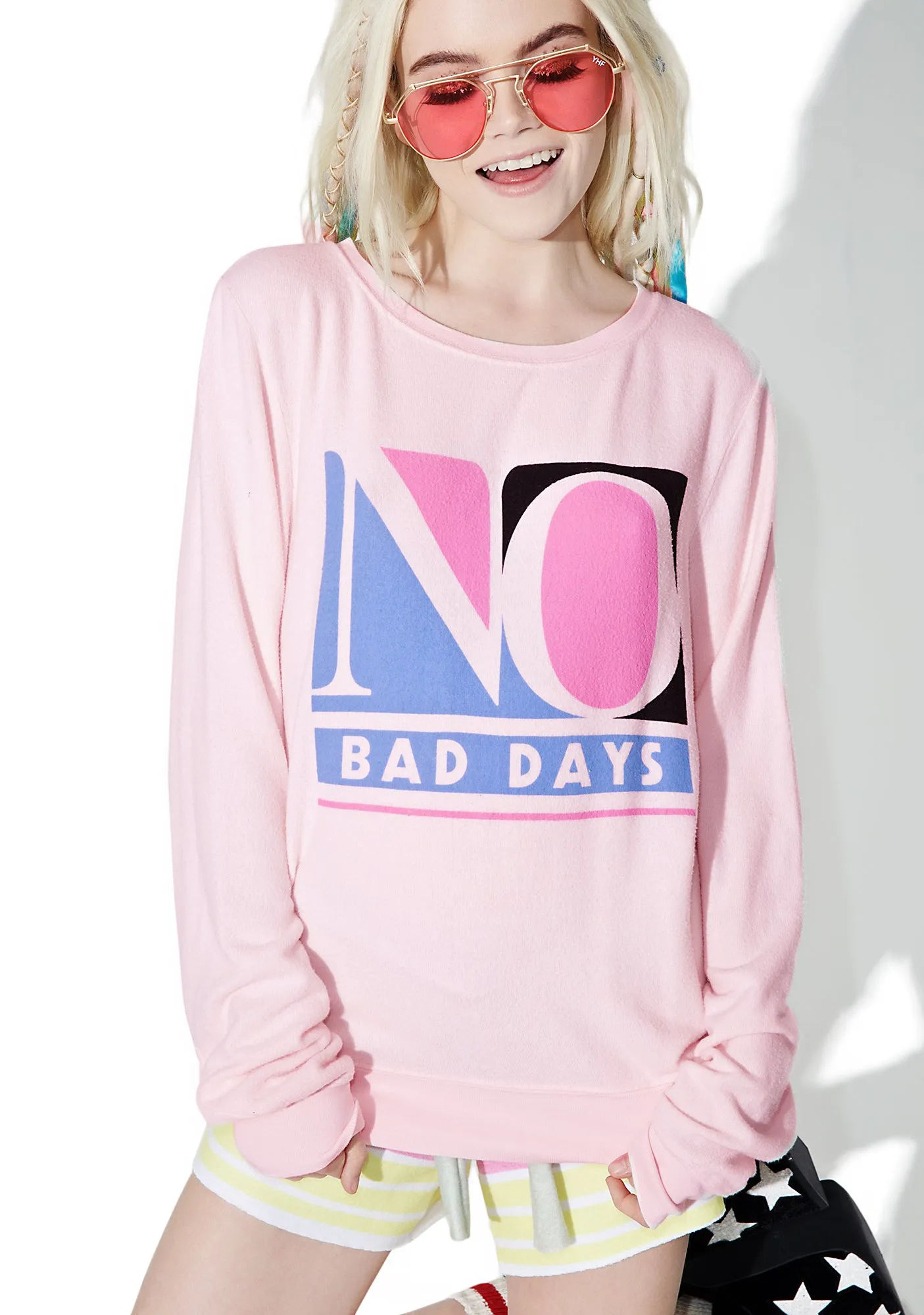 No Bad Days Baggy Beach Jumper sold by Dolls Kill