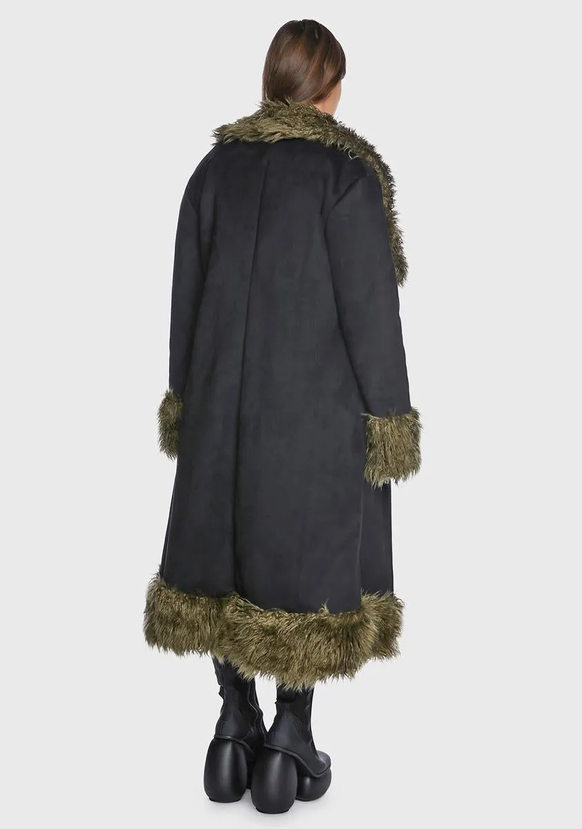 Plus Do Your Thing Faux Fur Coat sold by Dolls Kill product image thumbnail 4