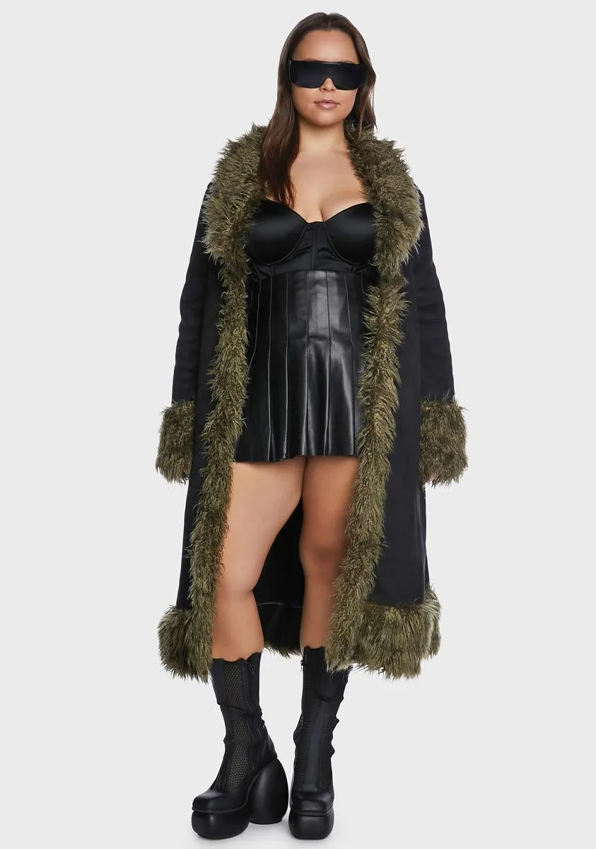 Plus Do Your Thing Faux Fur Coat sold by Dolls Kill product image thumbnail 2