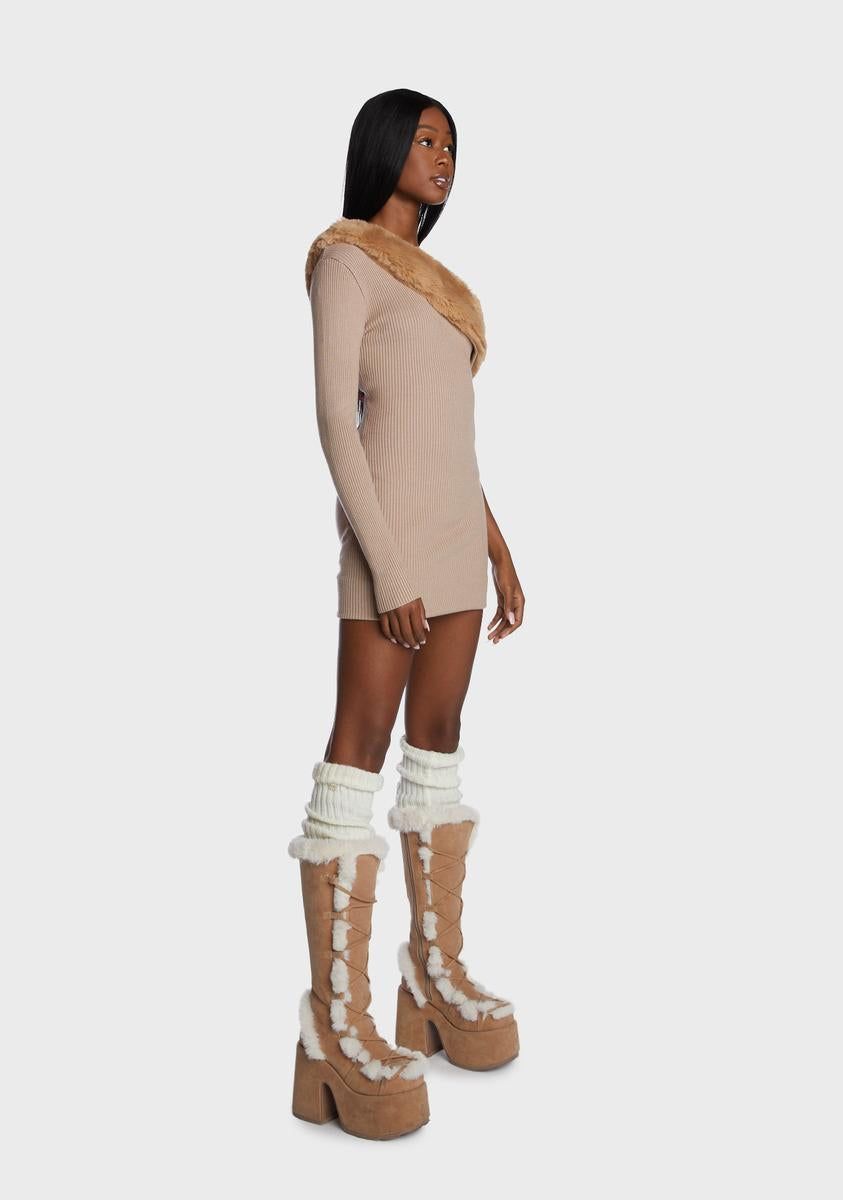 Haute In Winter Mini Dress sold by Dolls Kill product image thumbnail 2