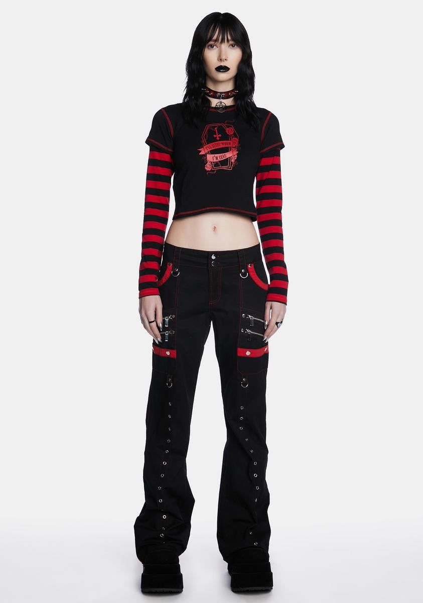 Snooze You Later Crop Top sold by Dolls Kill product image thumbnail 3