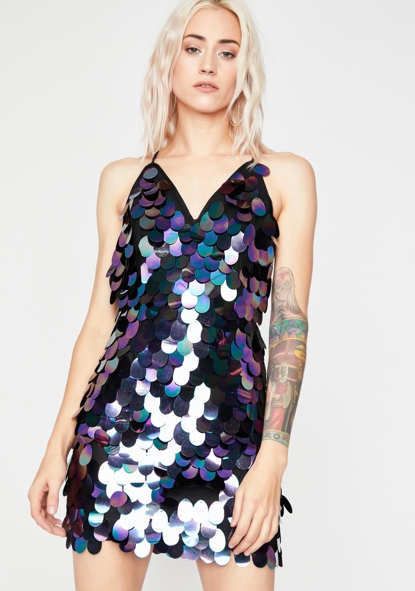 Max Glam Sequin Dress sold by Dolls Kill